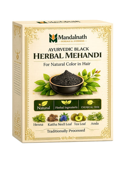 Black Ayurvedic Herbal Mehandi 100g