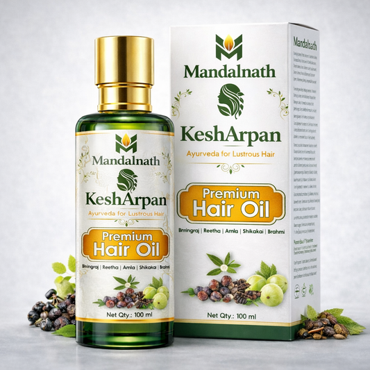 Mandalnath KeshArpan Premium Hair Oil | Ayurvedic Hair Growth & Strength Oil