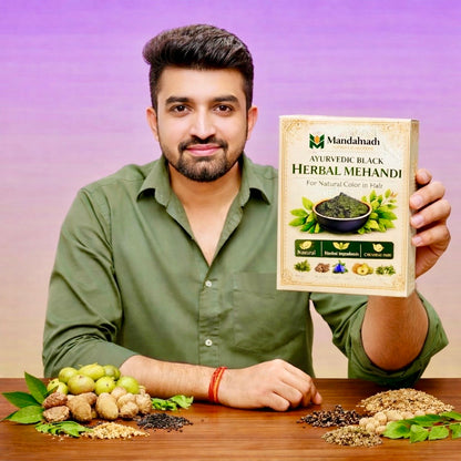 Black Ayurvedic Herbal Mehandi 100g