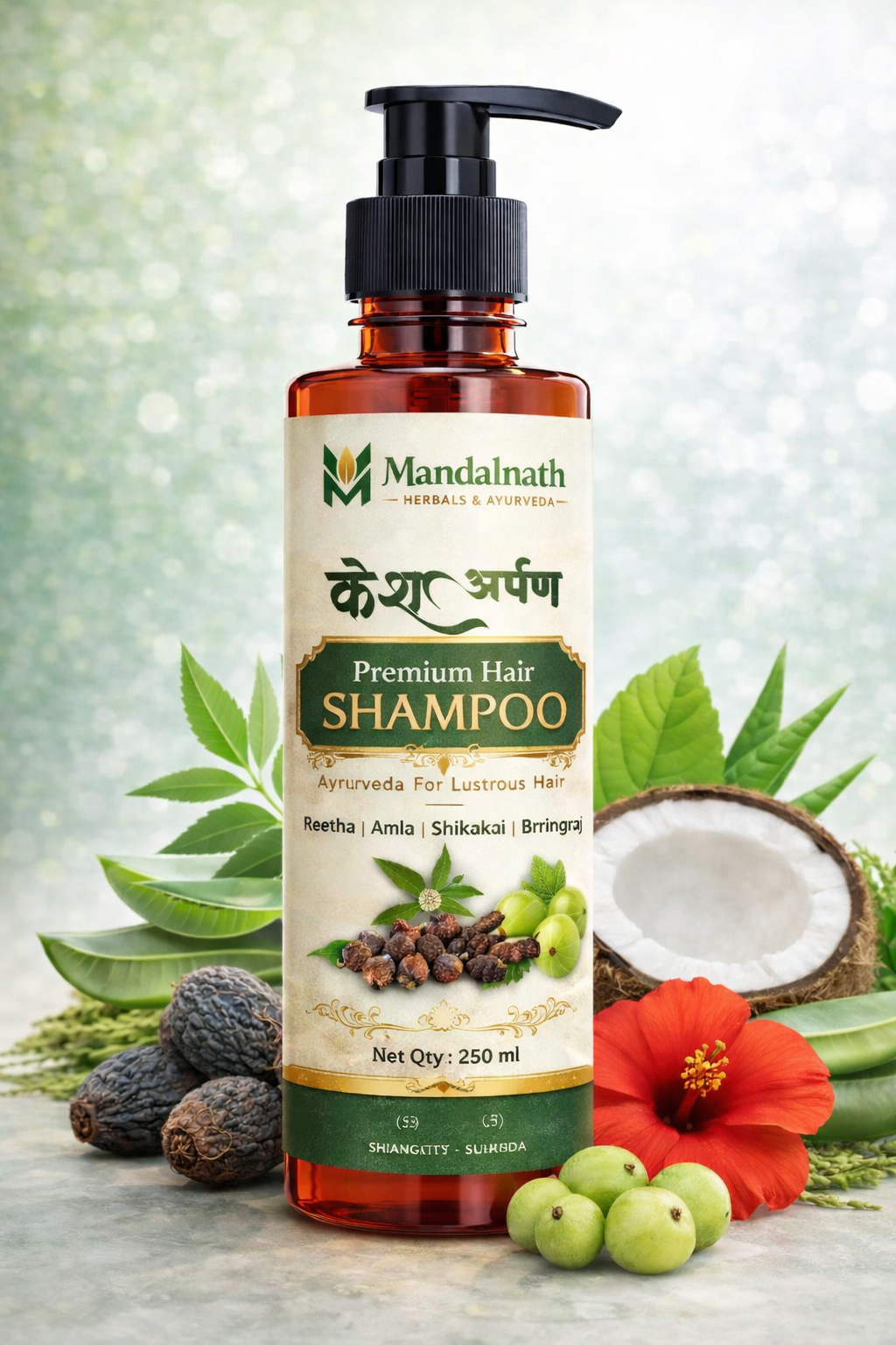 KeshArpan Premium Ayurvedic Shampoo