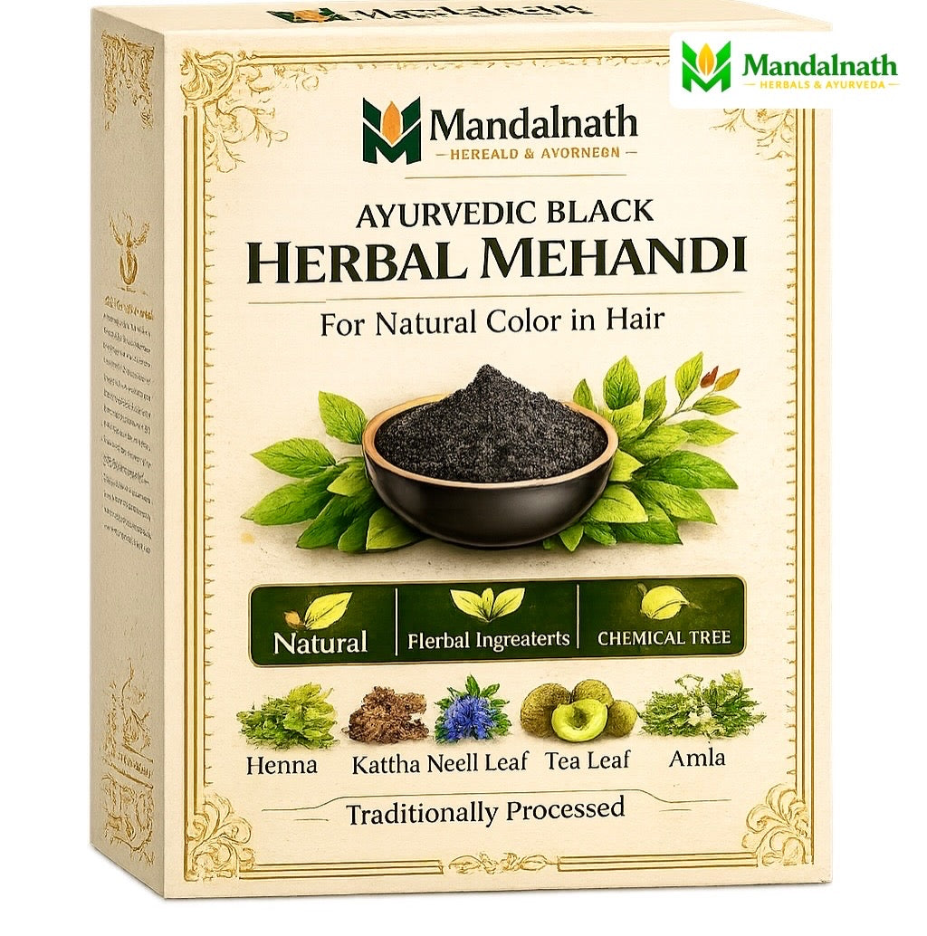 Black Ayurvedic Herbal Mehandi 100g