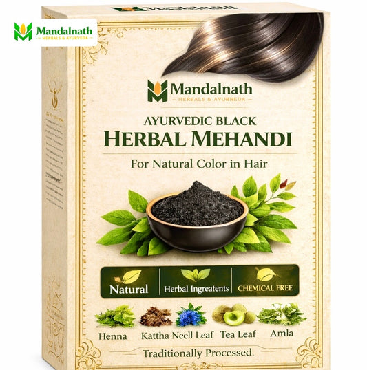 Black Ayurvedic Herbal Mehandi 100g