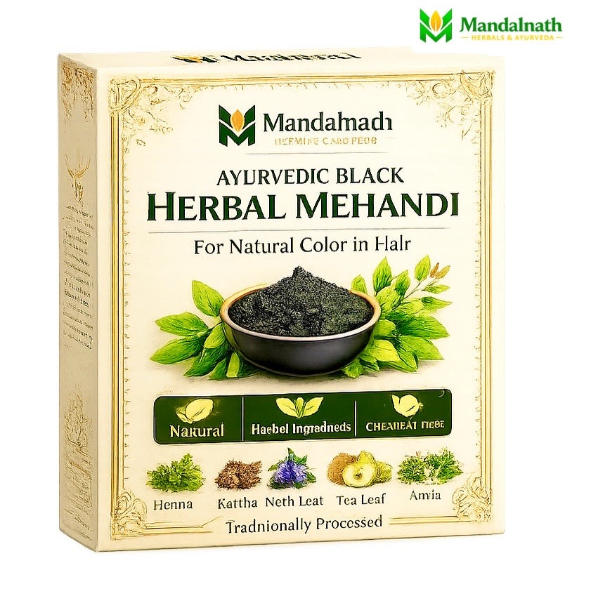 Black Ayurvedic Herbal Mehandi 100g