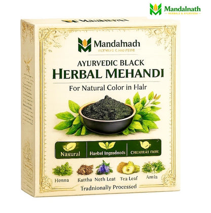 Black Ayurvedic Herbal Mehandi 100g