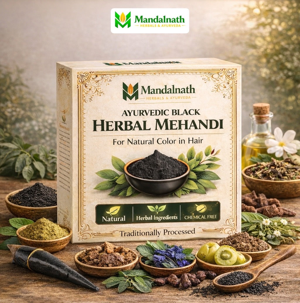 Black Ayurvedic Herbal Mehandi 100g