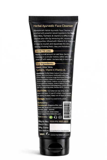 Mandalnath Herbal Ayurvedic Face Cleanser