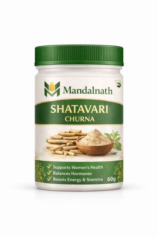 Shatavari Churna – 100% Pure Shatavari Root Powder for Women’s Health & Hormonal Balance (60g)